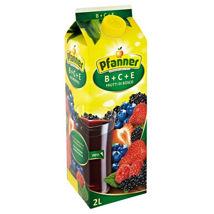 Pfanner Nektar B-C-E lesní plody 30 % 2 l