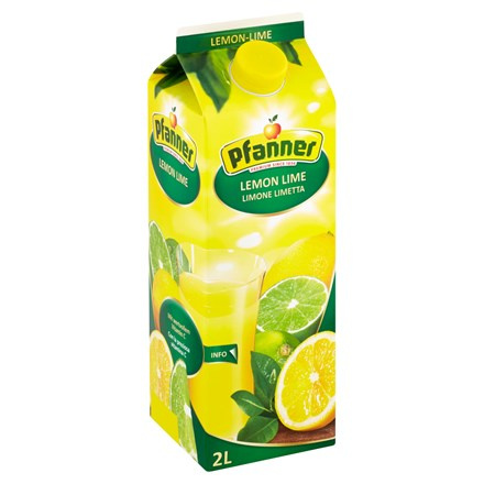 Pfanner Nektar citron limeta 25 % 2 l