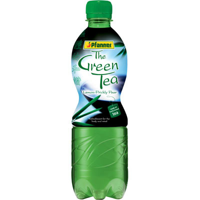 Pfanner  Zelený čaj Pfanner-citron a kaktus, 12 x 0,5 l