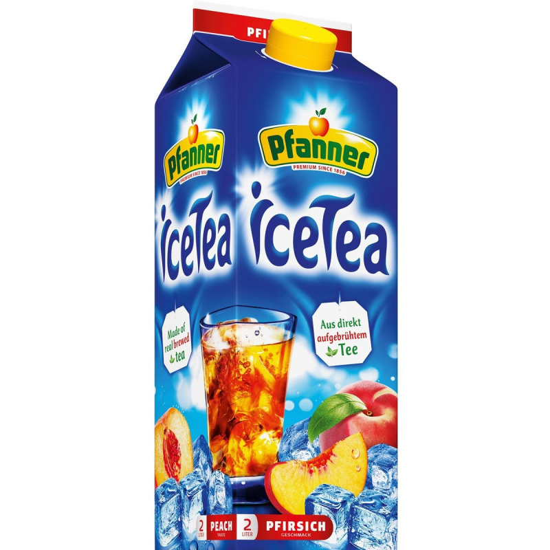 Pfanner Ledový čaj broskev