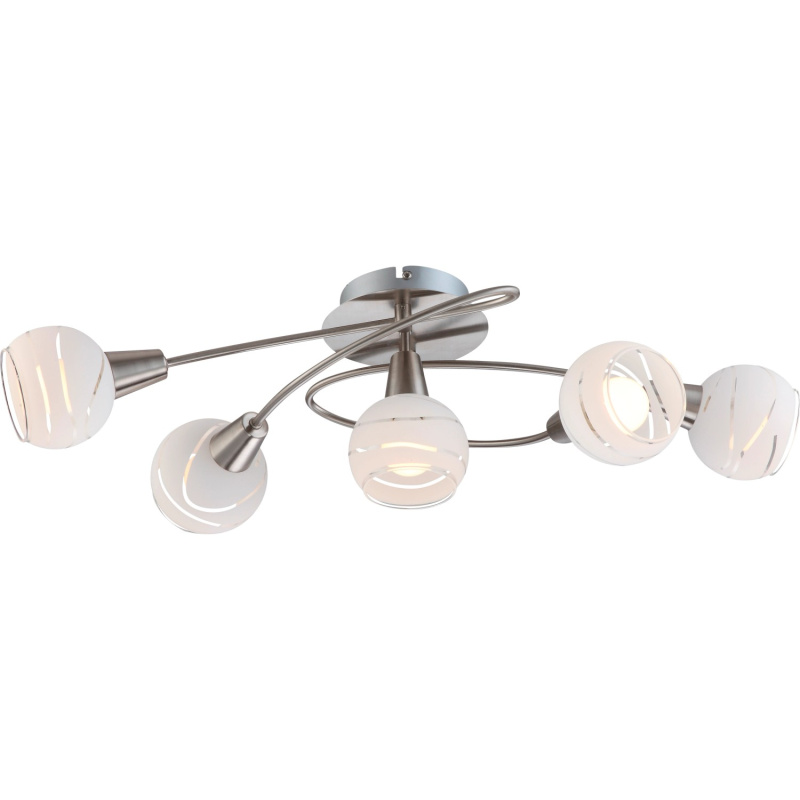 5bodové stropní svítidlo Elliott