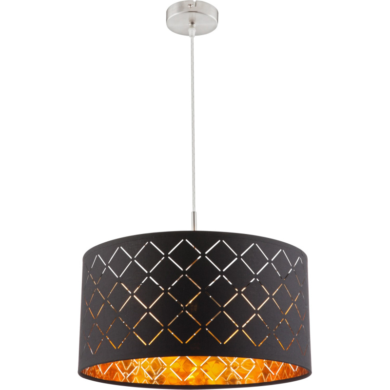 Globo Závěsné svítidlo Clarke průměr 40 cm nikl matný