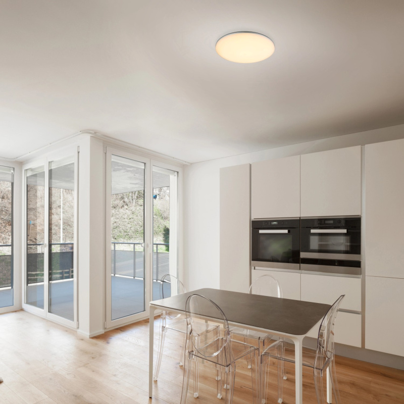 Globo Venkovní LED svítidlo Dori plastové stříbrné