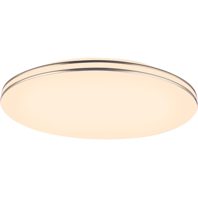 Globo Stropní LED svítidlo Pierre bílé chrom průměr 37 cm