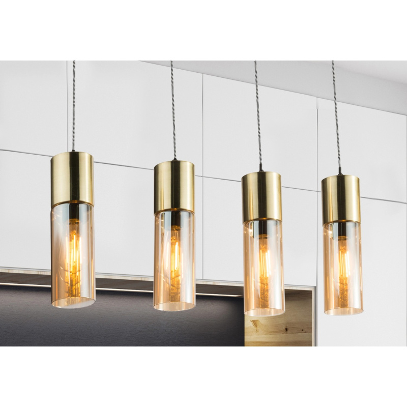 Závěsné svítidlo Annika 21000-4HM LW4 ZLATA