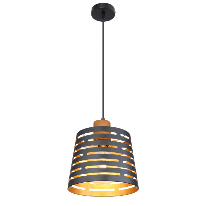 Svítidlo 15451H černé a zlaté LW1