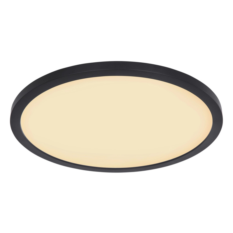 Globo Stropní LED svítidlo Sapana černé, pr. 294 mm