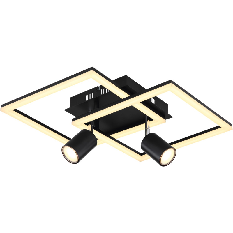 GLOBO LED stropní svítidlo DANNY GU10 36 W, 3450 lm, 3000 K, 420 x 420 x 190 mm