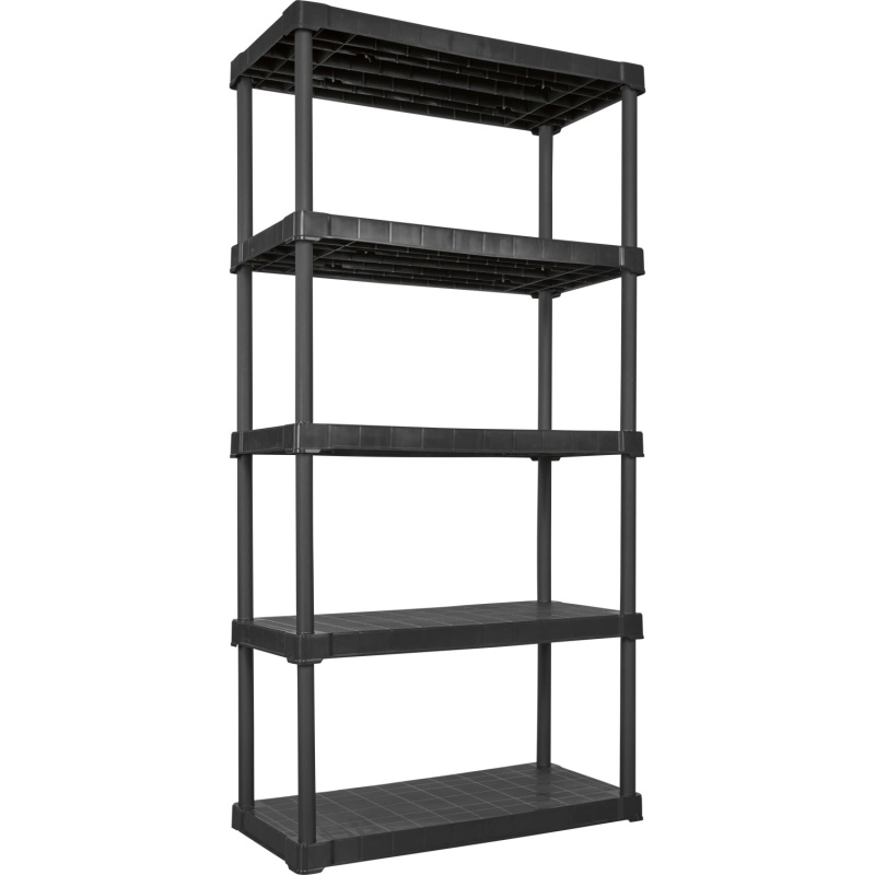 OBI Plastový zásuvný regál černý 175 x 90 x 40 cm, vel. M