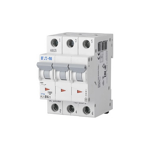 Jistič Eaton PL7-B16/3 10 kA B 16 A