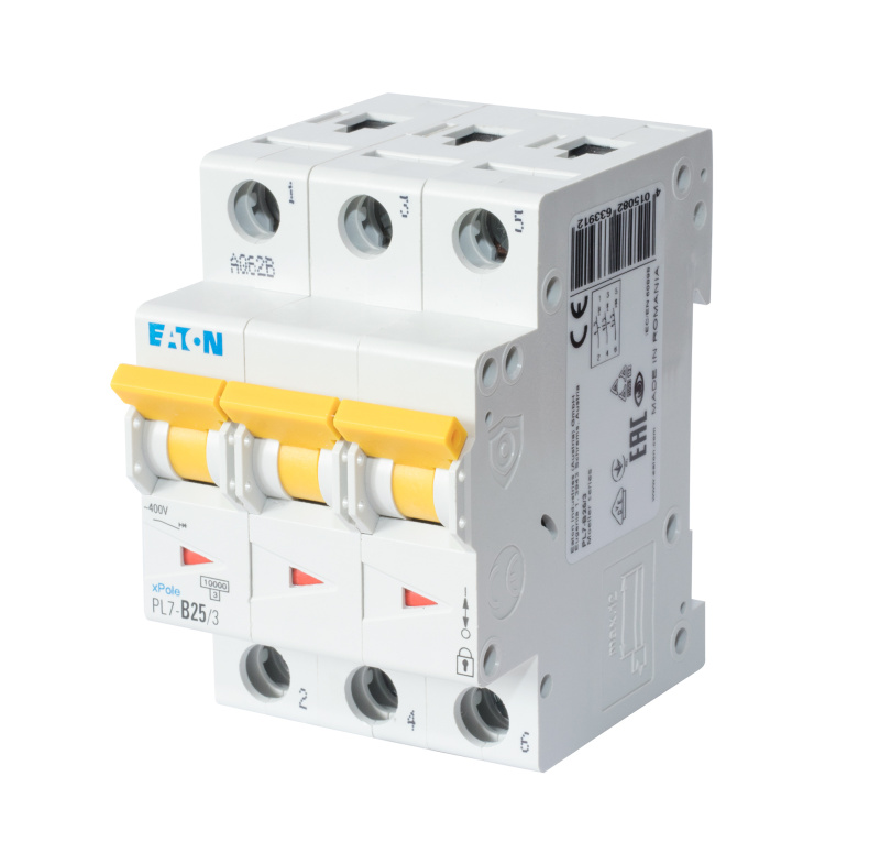 Jistič Eaton PL7-B25/3 10 kA B 25 A