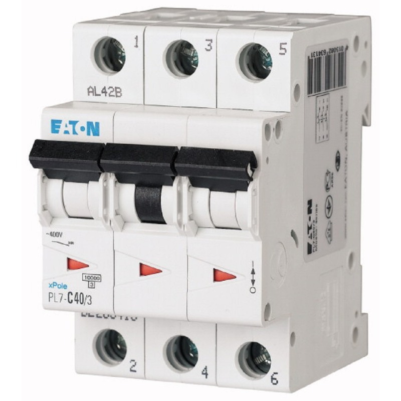 Jistič Eaton PL7-B40/3 10 kA B 40 A
