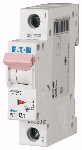 Jistič Eaton PL6-C16/1 6 kA C 16 A