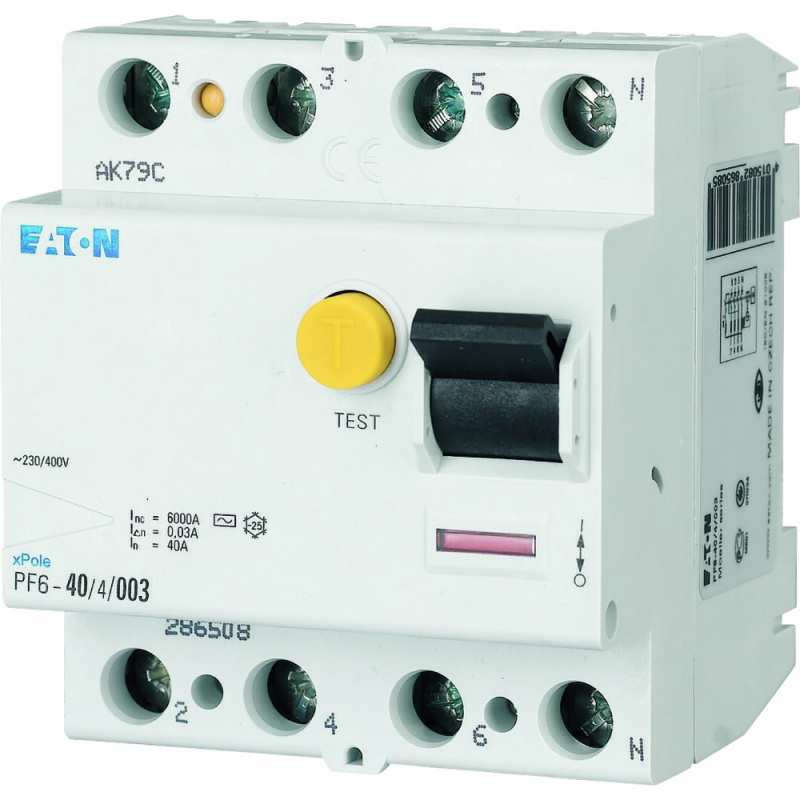 Chránič proudový Eaton PF6-40/4/003 A