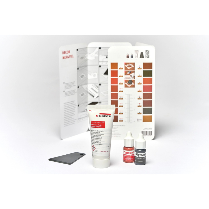 Egger Opravná sada Decor Mix & Fill na laminát, tmavá