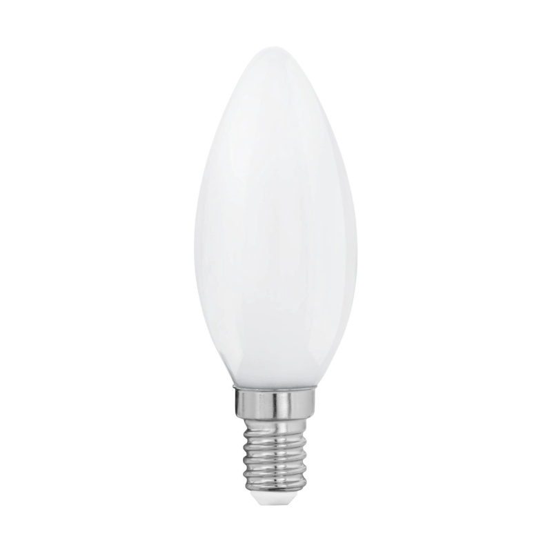 EGLO LED žárovka E14 C35 4W 470lm 2700K pr. 35 x 98 mm, opálová