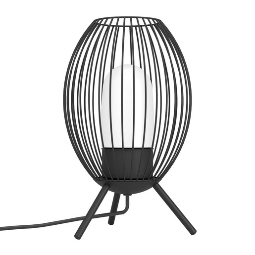 Stolní venkovní lampa Eglo ocel černá 900123