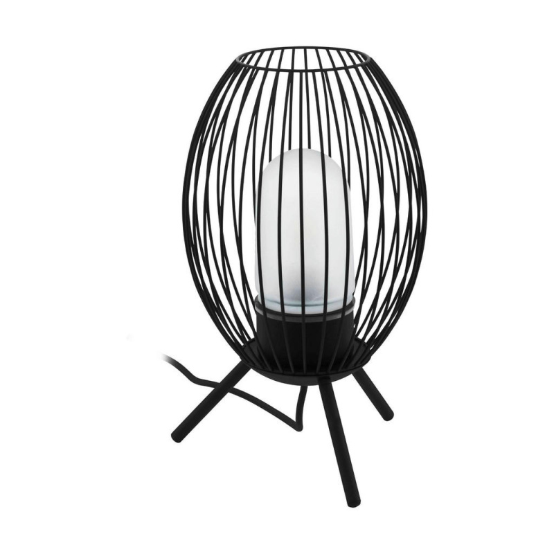 Stolní venkovní lampa Eglo ocel černá 900123