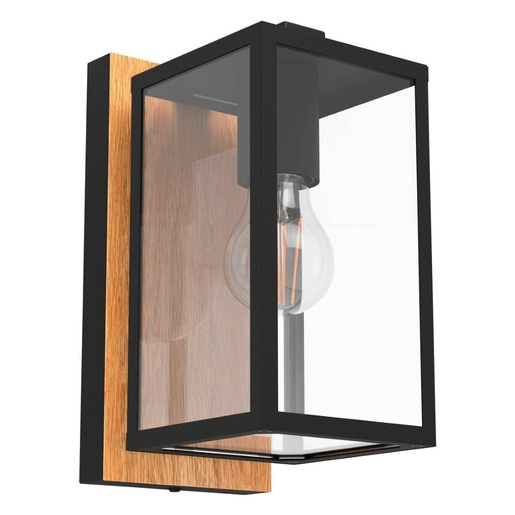 Nástěnná lampa Eglo BUDRONE ocel černá 900289