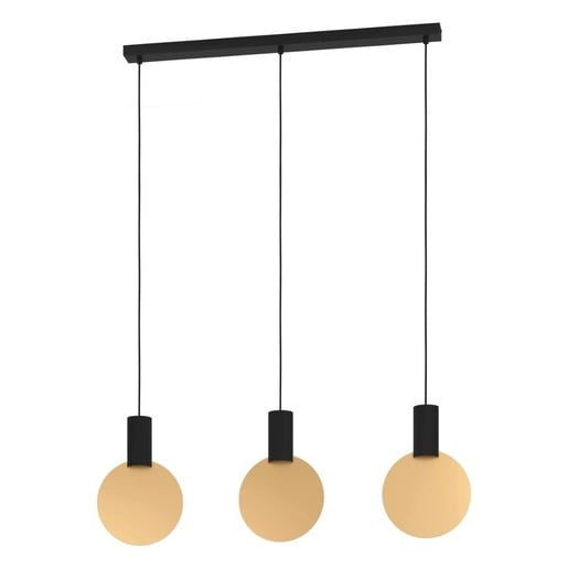 LED Závěsné osvětlení Eglo SARONA zlatá 900402