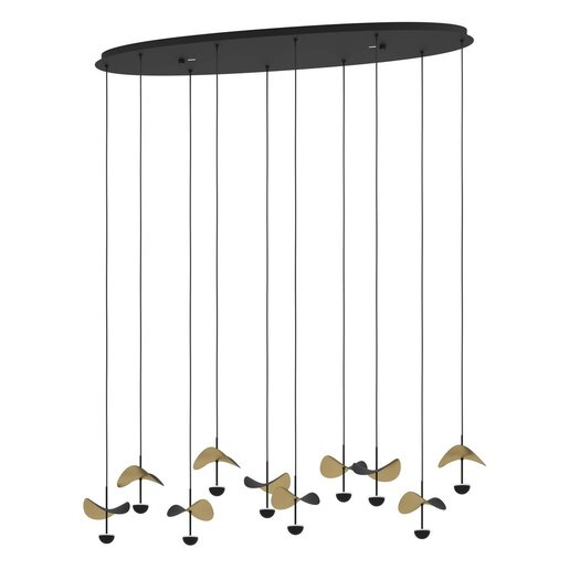 LED Závěsné osvětlení Eglo DRACERA černá 390342