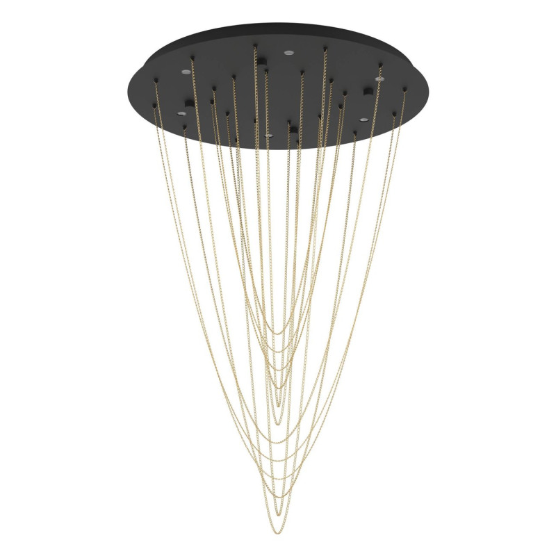 LED Závěsné osvětlení Eglo TREPUCO černá 390354