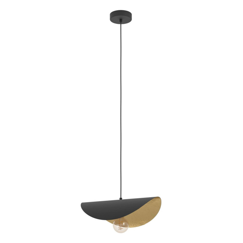 Závěsné svítidlo SACEDA černá/zlatá O410 mm EGLO