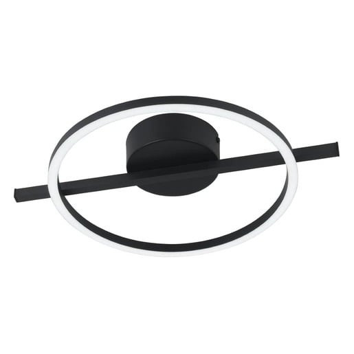 EGLO Stropní/nástěnné LED svítidlo Amandolo š. 30cm, 2700-6500K Barva: Černá