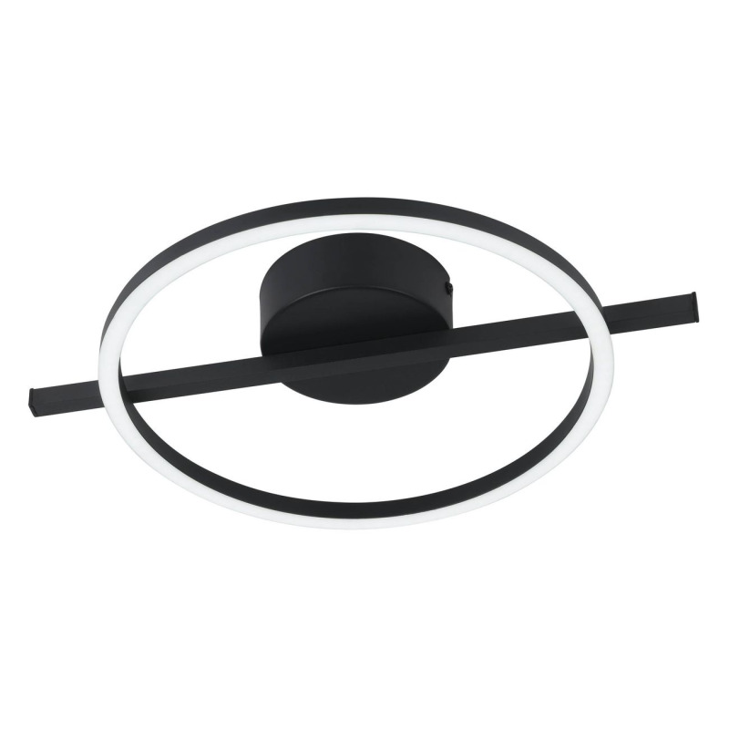 EGLO Stropní/nástěnné LED svítidlo Amandolo š. 30cm, 2700-6500K Barva: Černá