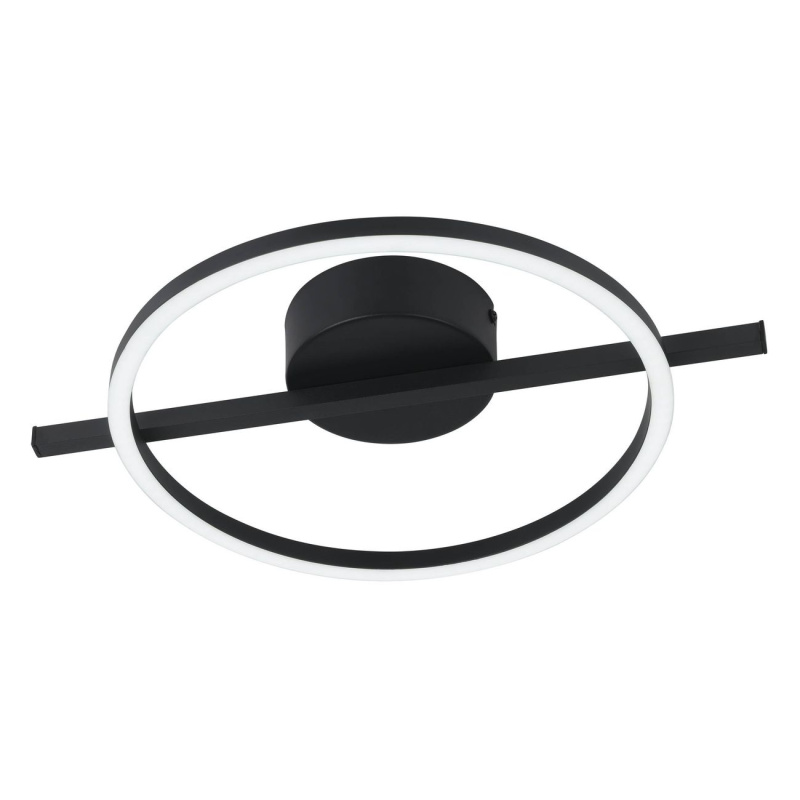 EGLO Stropní/nástěnné LED svítidlo Amandolo š. 30cm, 2700-6500K Barva: Černá