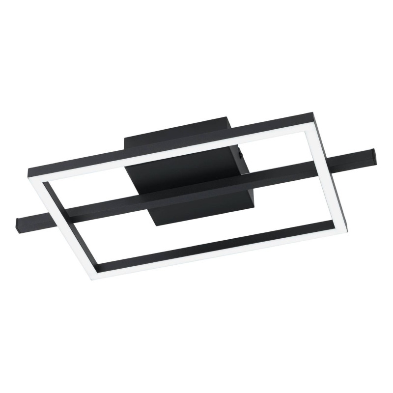 EGLO Stropní/nástěnné LED svítidlo Amandolo š. 20cm, 2700-6500K Barva: Černá