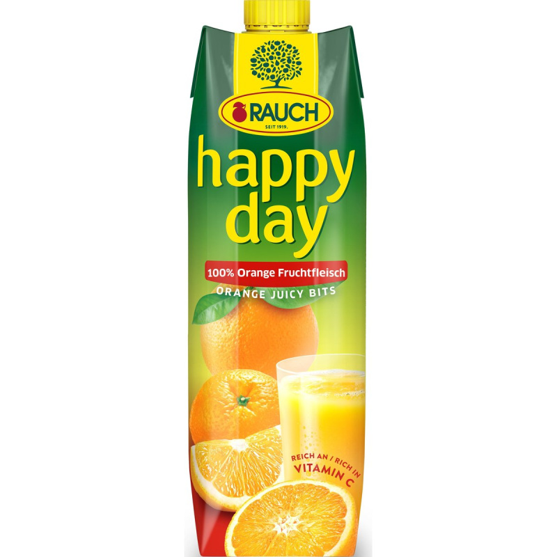 Rauch Happy Day Pomeranč s dužinou 100%