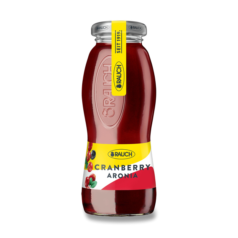 Rauch - ovocný nektar - Brusinka, 24 ×  0,2 l