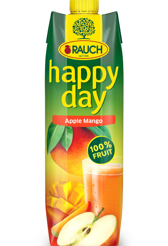 Rauch  Nektar Happy Day - jablko, mango, 1 l