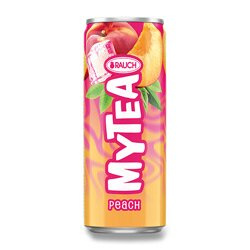 Rauch My Tea - ledový čaj - plech 0,33 l, broskev