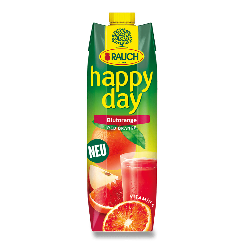 Rauch Happy Day - Červený pomeranč 50%, 1 l