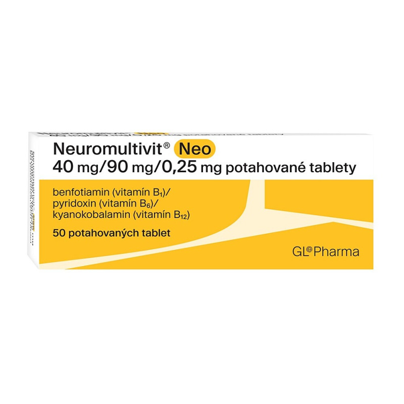 NEUROMULTIVIT NEO 40MG/90MG/0,25MG TBL FLM 50