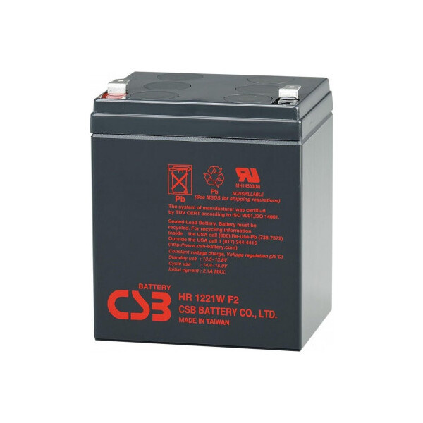 Eaton náhradní baterie k UPS 12V (BAT-CSB-HR1221WF2) Černá