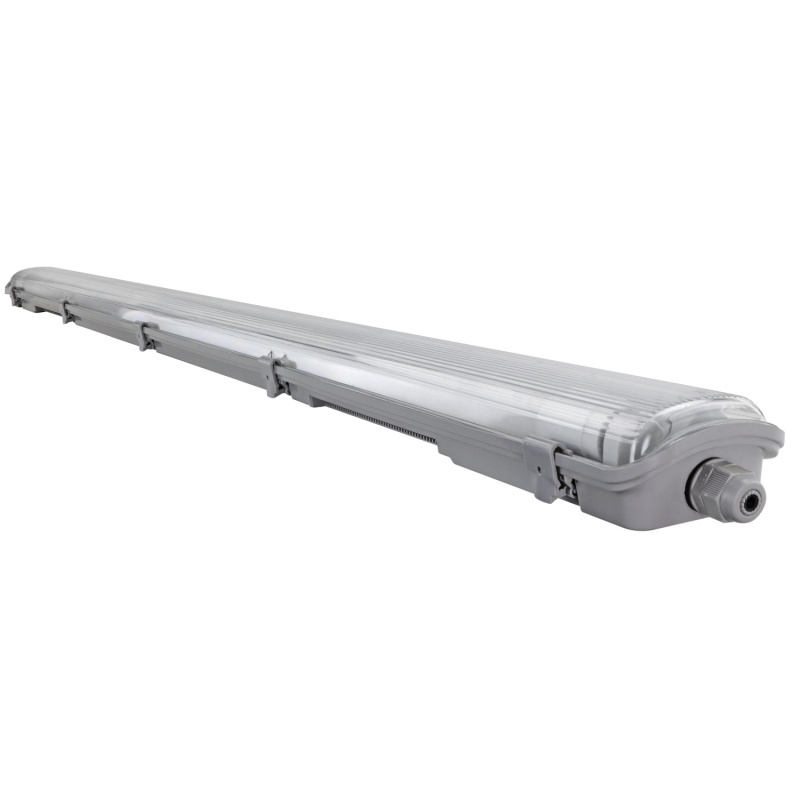 e2 elektro LED světlo do vlhka basic M, IP65, 2x18 W, 4000 lm, 4000K, 127 cm