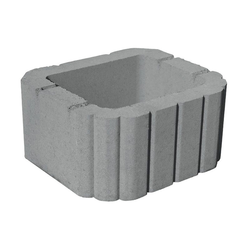 Semmelrock Svahová tvárnice Miniflor šedá 26 x 29,5 x 14 cm