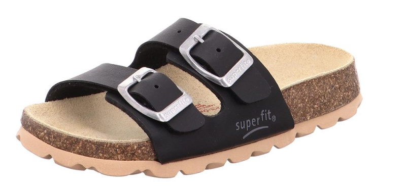 chlapecké korkové pantofle FOOTBAD, Superfit, 0-800111-0000, černá - 28
