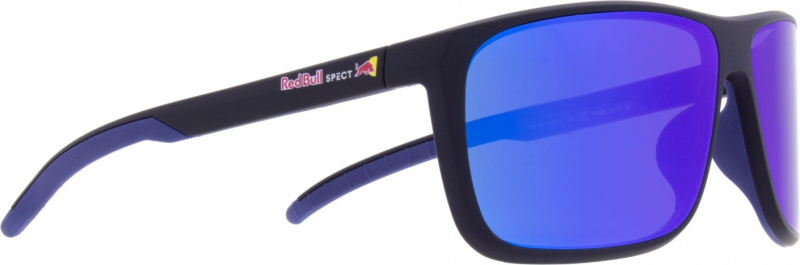 Sluneční brýle RED BULL SPECT TAIN-002, black/ smoke with blue mirror Velikost: 63-13-130
