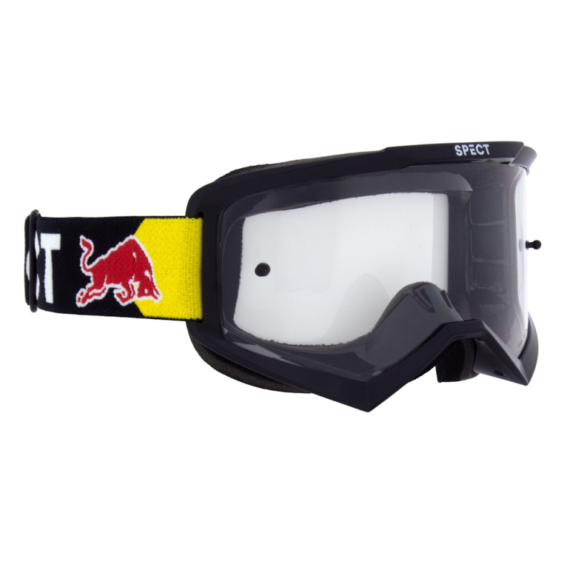 Motokrosové brýle RedBull Spect Evan, černé, plexi čiré
