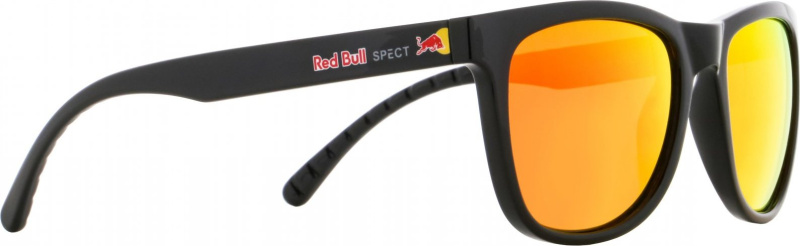 Sluneční brýle RED BULL SPECT ECOS-003P, black/ brown with red mirror Velikost: 54-19-145