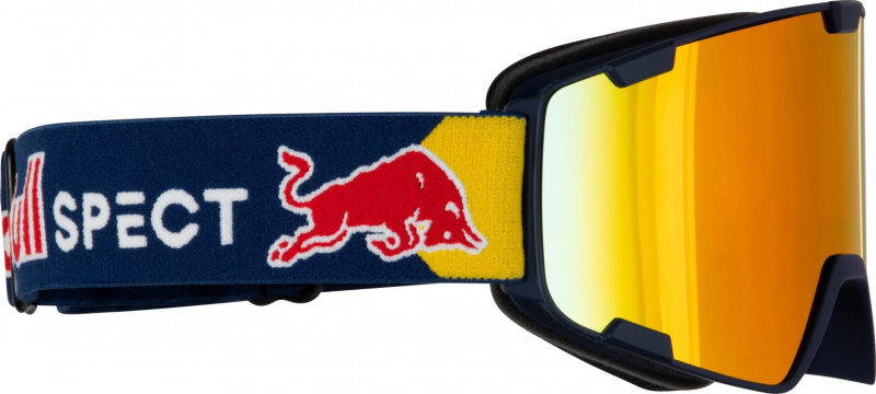 Lyžařské brýle RED BULL spect park-19RE2, dark blue/brown with red mirror, 26/27 Velikost: UNI