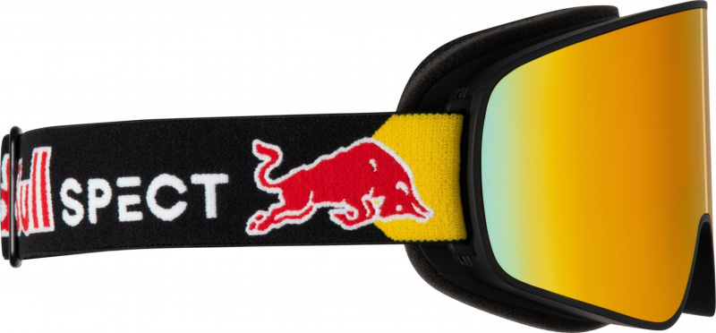Lyžařské brýle RED BULL spect rush-17RE2, black/red snow - orange with red mirror cat. S2, 26/27 Velikost: UNI