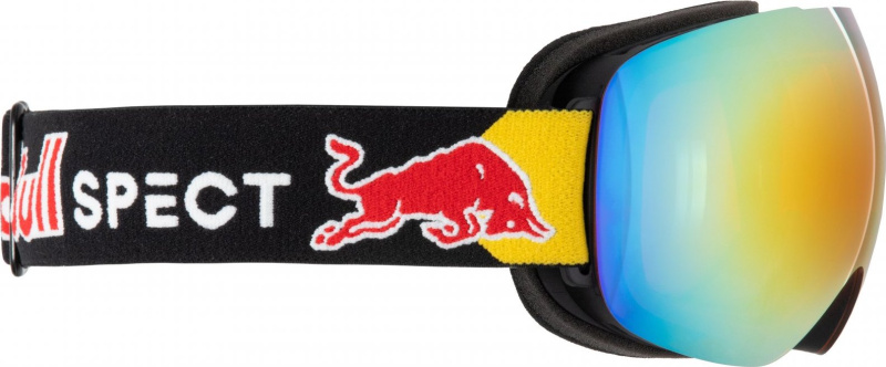 Lyžařské brýle RED BULL spect bent-01RE2, black/brown with red mirror, 26/27 Velikost: UNI