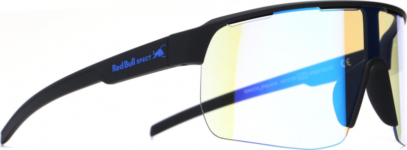 Sluneční brýle RED BULL SPECT DAKOTA_PRO-01X, black/photochromic blue mirror, CAT 0-2 Velikost: 137-130