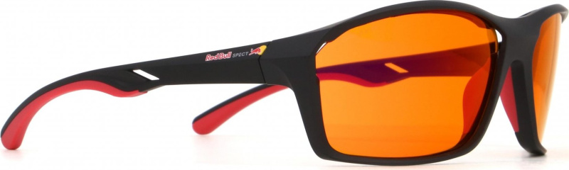Sluneční brýle RED BULL SPECT DRILL-04, black/orange with red mirror, CAT3 Velikost: 64-17-130