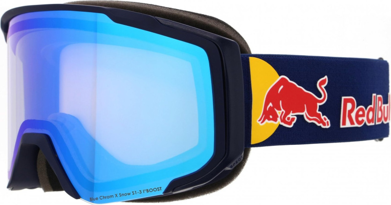 Lyžařské brýle RED BULL spect jibb-01BLX, blue/smoke with blue mirror, 26/27 Velikost: UNI